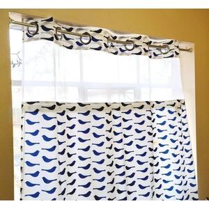 Anchor Grommet Double Universal Curtain, Modern Birds, 54" x 72", Shower Curtain